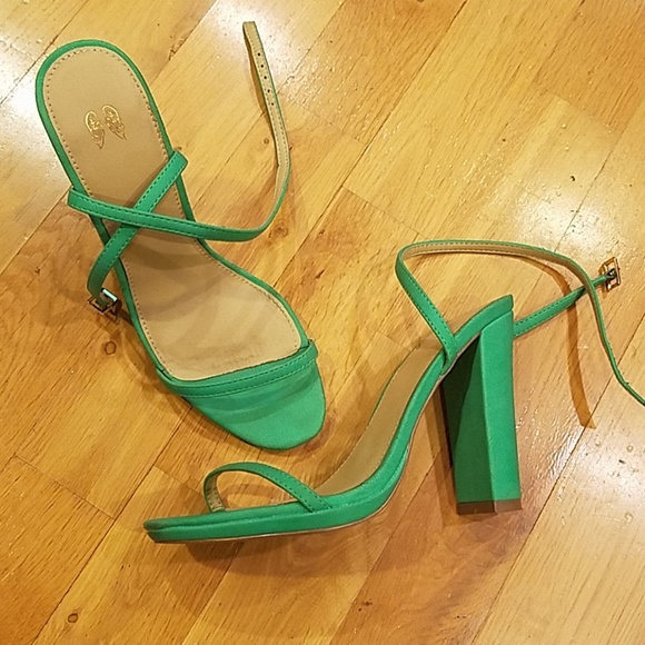 Victoria's Secret Shoes - Sexy VS Satin-like Heels Size 8